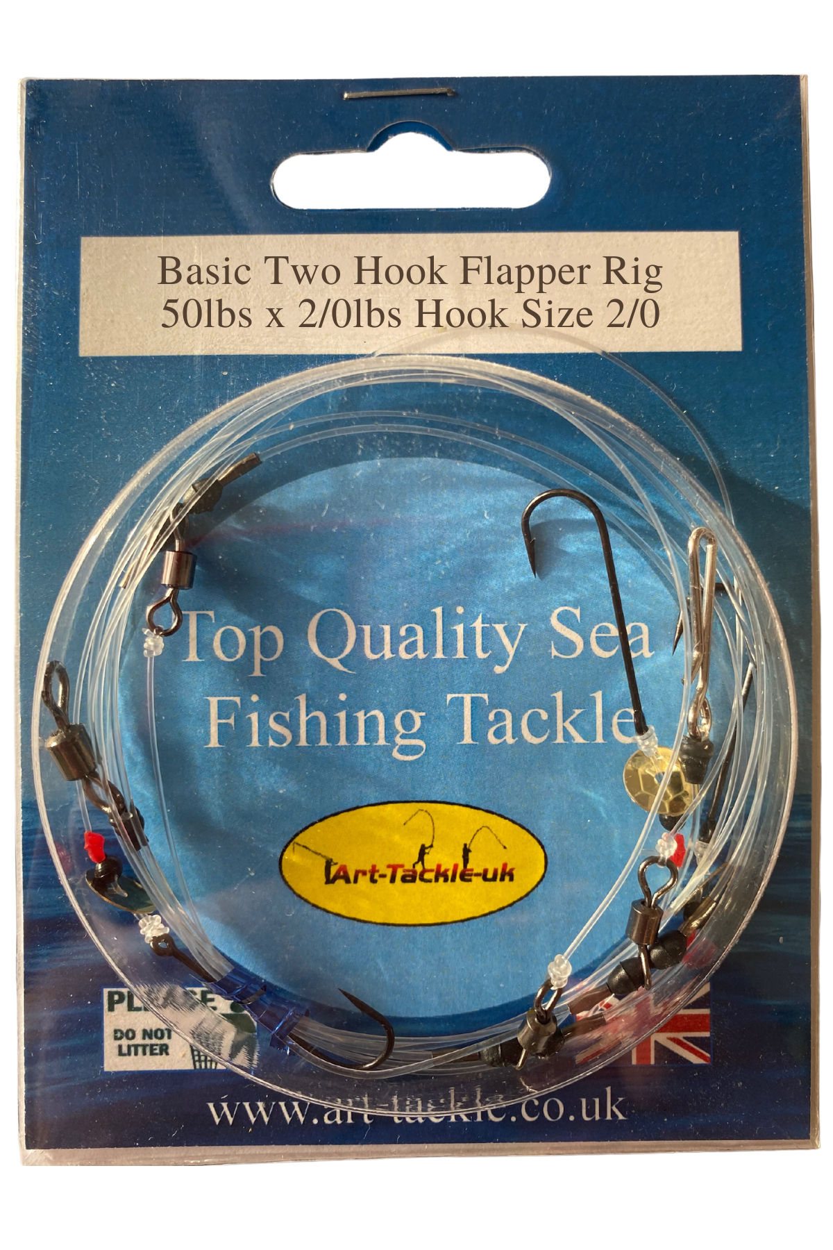 1 x Basic Two Hook Flapper Rigs Scratching Rig.