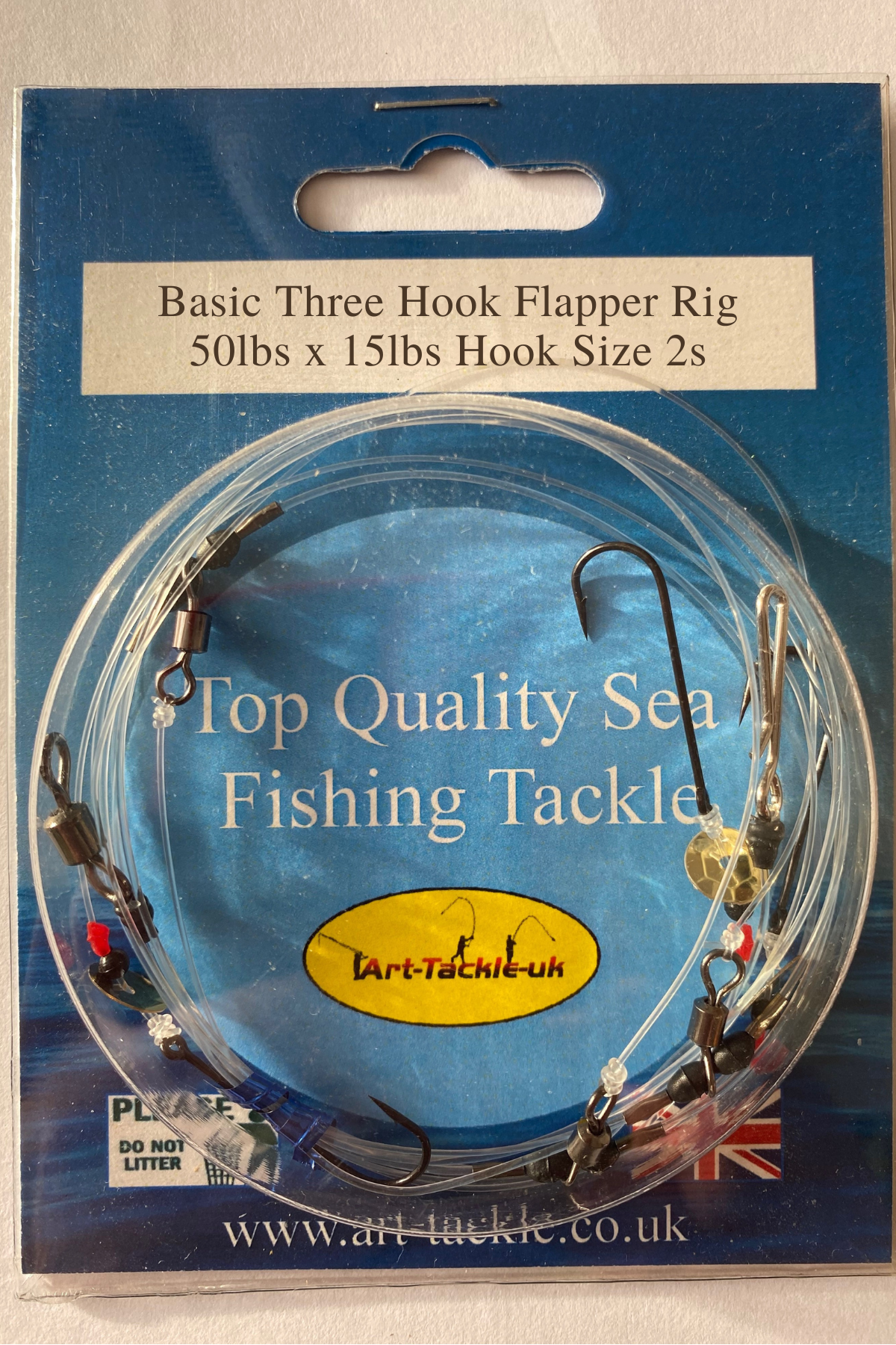 1 x Standard Three Hook Flapper Rigs