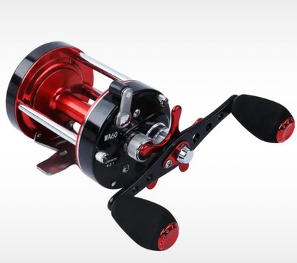 New with box 6+1BB Metal Drag Fishing Reel 6000 Series for Sea Fishing Beach Casting.