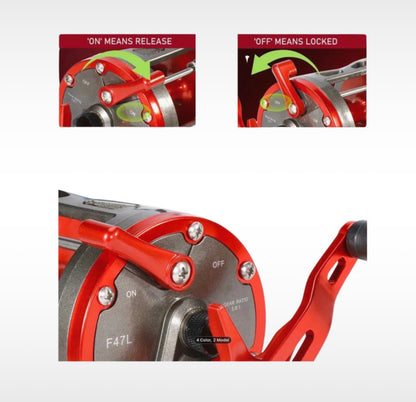 New This great Boat Fishing Reel is for Right Handed Fishermen