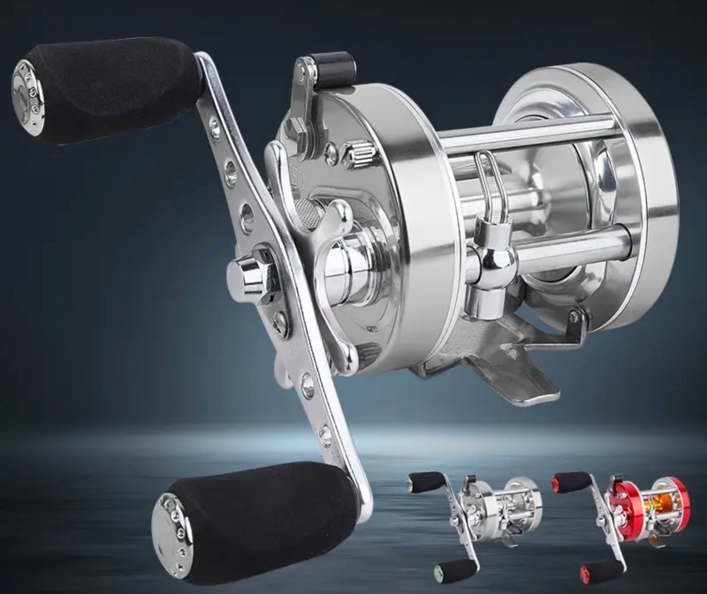 New With Box Reel 6+1BB Great for Beach Fishing and Casting With Level Wind.