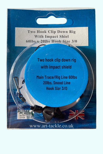 Two Hook Clip Down Rig with Impact Shield
