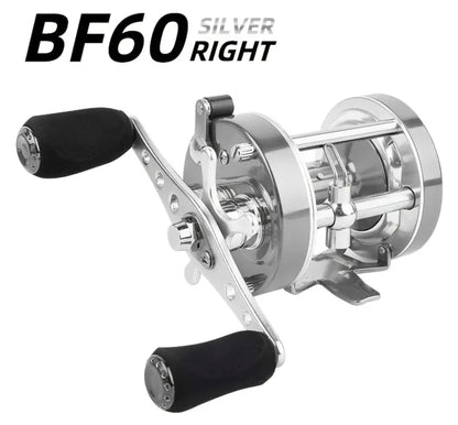 New With Box Reel 6+1BB Great for Beach Fishing and Casting With Level Wind.