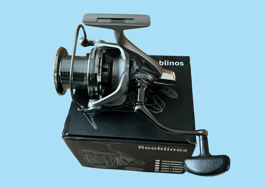 New 14000 Heavy-Duty Metal Fishing Reel - Large Spool, Ambidextrous Left/Right Hand Operation