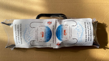 240ft Long-line With 40 Clip on Hook Snoods 28” Inches With Mustad Hook Size 4/0