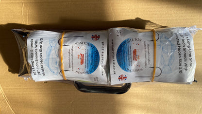 240ft Long-line With 40 Clip on Hook Snoods 28” Inches With Mustad Hook Size 5/0